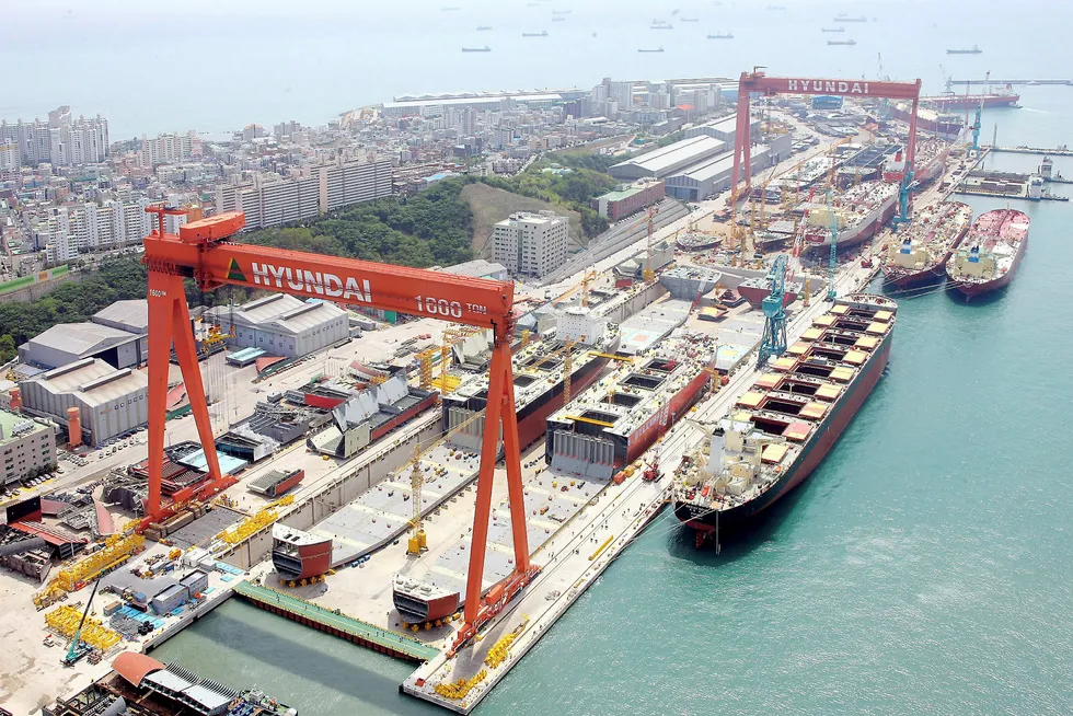 R&D drive: at Hyundai Heavy Industries and related divisions