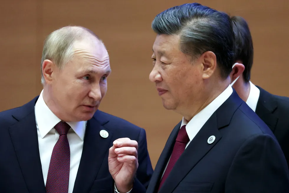 Presidentene Vladimir Putin (til venstre) og Xi Jinping har dessverre mye til felles.