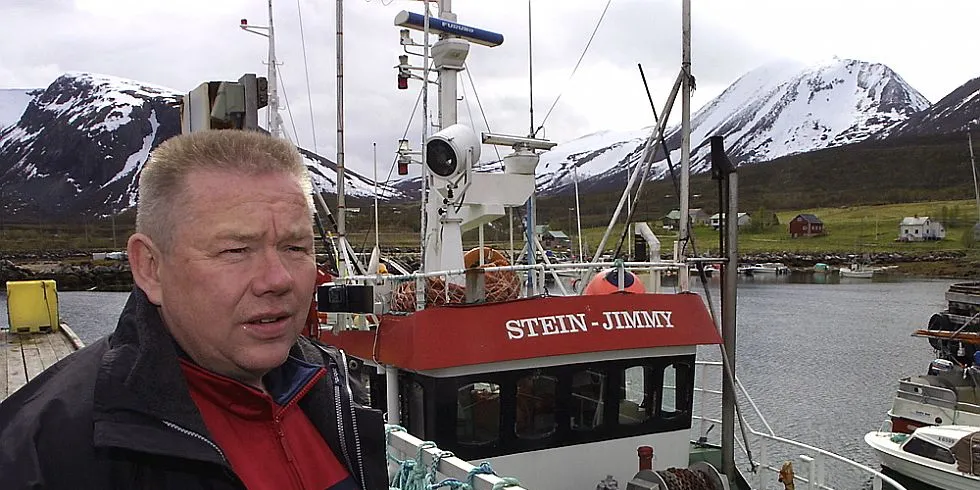 Roar Arne Robertsen,fra Tromvika i Tromsø er leder for det lokale fiskarlaget. Søndag innkalte han medlemmene til møte, konkluderte med unisont krav om nye prisforhandlinger. Foto: Bjørn Tore Forberg