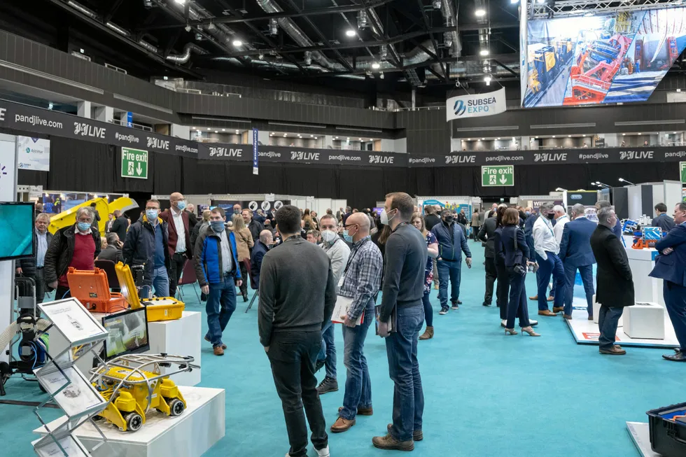 Back to business: delegates at Subsea Expo 2022, the first big industry exhibition to be held in Aberdeen since 2020