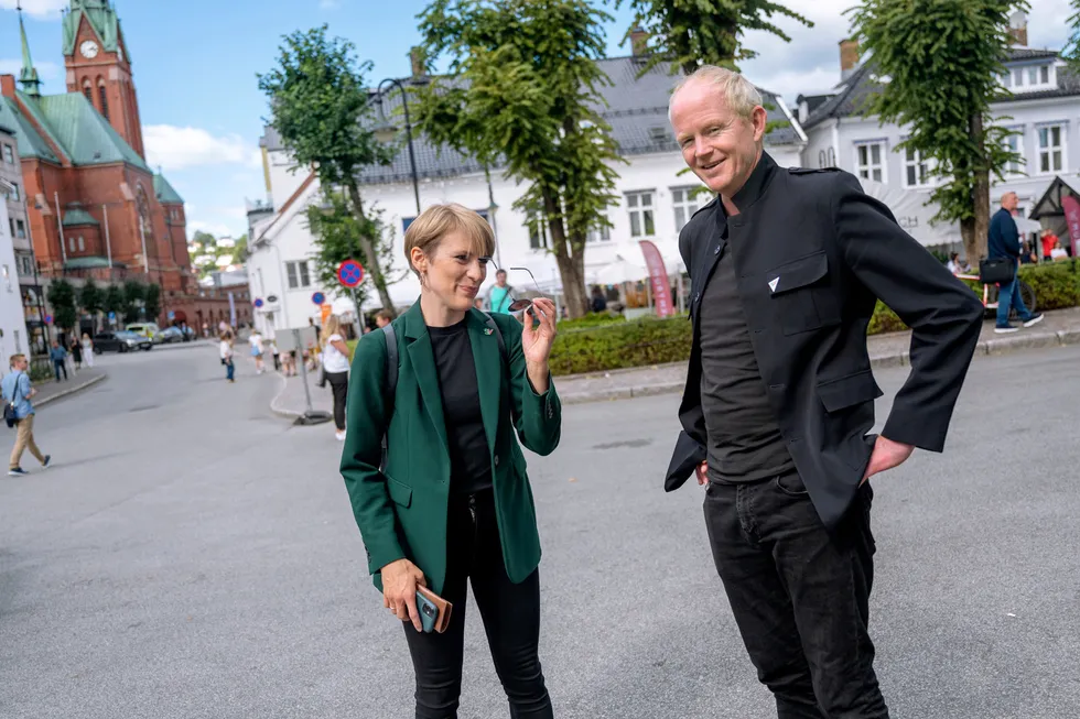 De siste meningsmålingene peker mot en rødgrønn regjering med Ap, Sp, SV og enten Rødt eller MDG. Kari Elisabeth Kaski og Lars Haltbrekken er stortingsrepresentanter og SVs 1.-kandidater i henholdsvis Oslo og Sør-Trøndelag valgkrets.