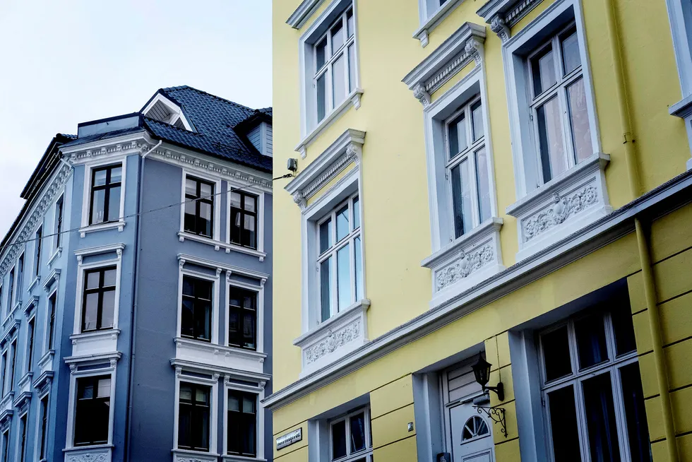 Boligprisene i Bergen steg 3,9 prosent i januar. Foto: Eivind Senneset
