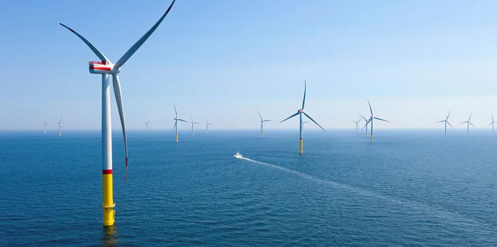 E.On's Arkona offshore wind farm in the German Baltic