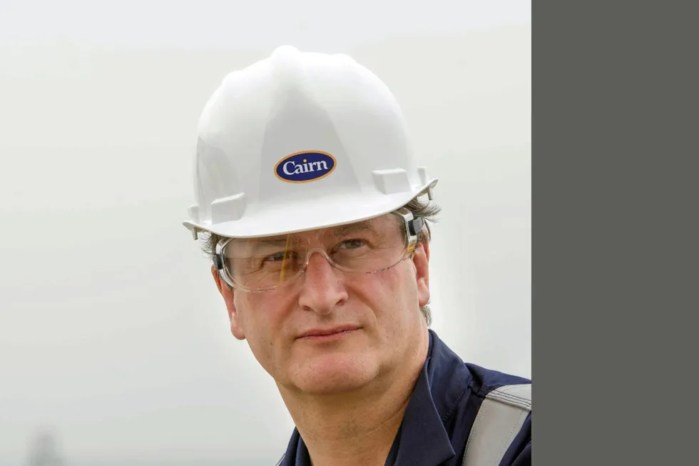 At the helm: Cairn Energy chief executive Simon Thomson