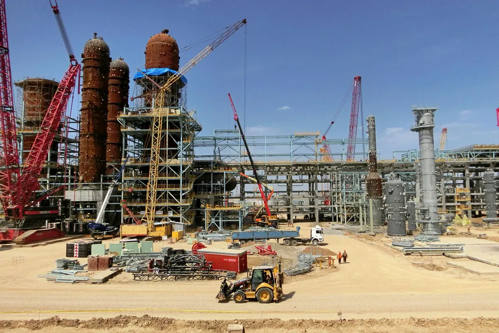Re-start required: gas-to-liquids project under construction in the Kashkadarya region in Uzbekistan