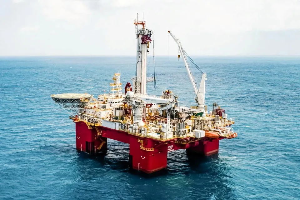 On call: the semi-submersible decommissioning vessel Q7000.