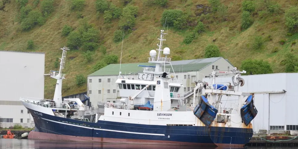 Sævikson ved Fosnavaag Seafood. Foto: Einar Lindbæk