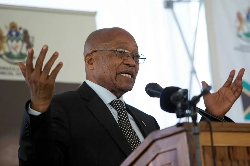 Record questioned: South African President Jacob Zuma