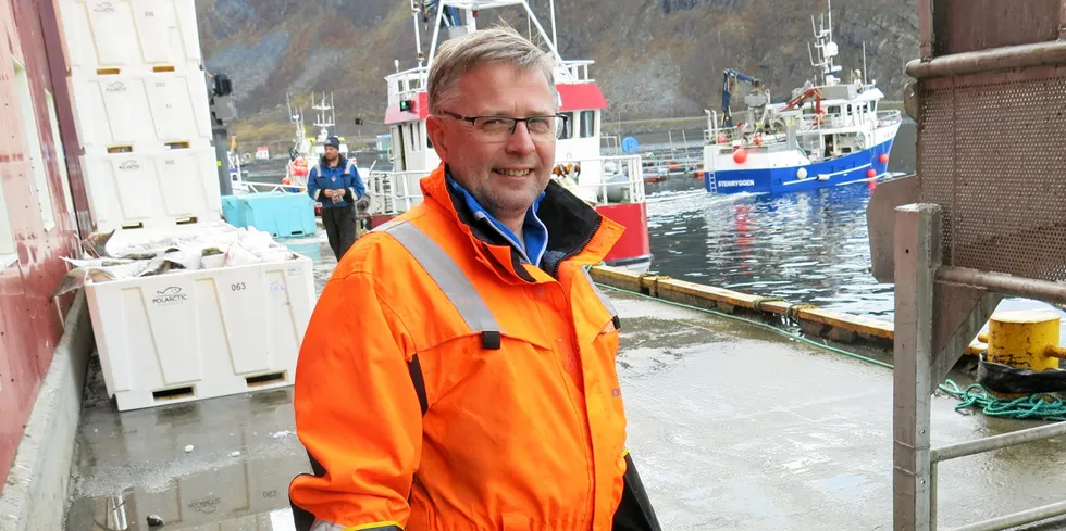 Hans Ivar Pedersen, daglig leder i Oldervik Fiskeindustri, har hatt et hektisk halvår. De rakk så vidt å gjøre seg ferdig med torskesesongen, før de første blåkveiteleveransene kom.