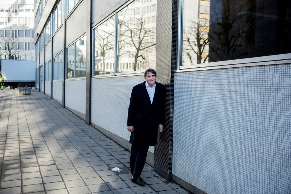 Jan Petter Sissener, investor og porteføljeforvalter, har veddet mot riggselskapet Seadrill i mange år. Foto: Fredrik Bjerknes
