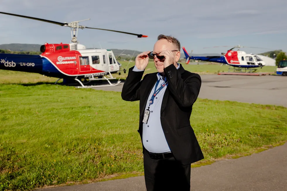 Tidligere Norwegian-topp Ole Christian Melhus er i ferd med å bygge opp helikopterselskapet Helitrans etter flere år med tap. Han mener bransjen også må bli flinkere til å håndtere sikkerhet.