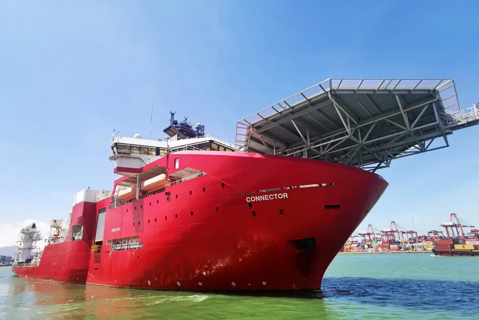 New role: Jan de Nul's offshore construction and cable-lay vessel Connector will work on Taiwan's biggest offshore wind farm