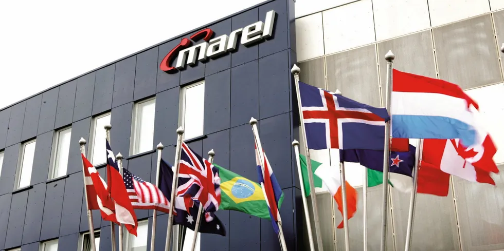 The offer implies an enterprise value for Marel of approximately €3.6 billion ($3.9 billion).