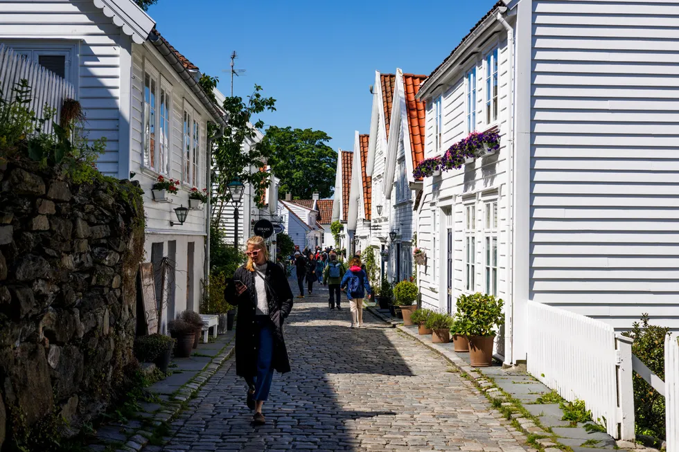 Fast eller flytende rente? Her boliger i Gamle Stavanger.