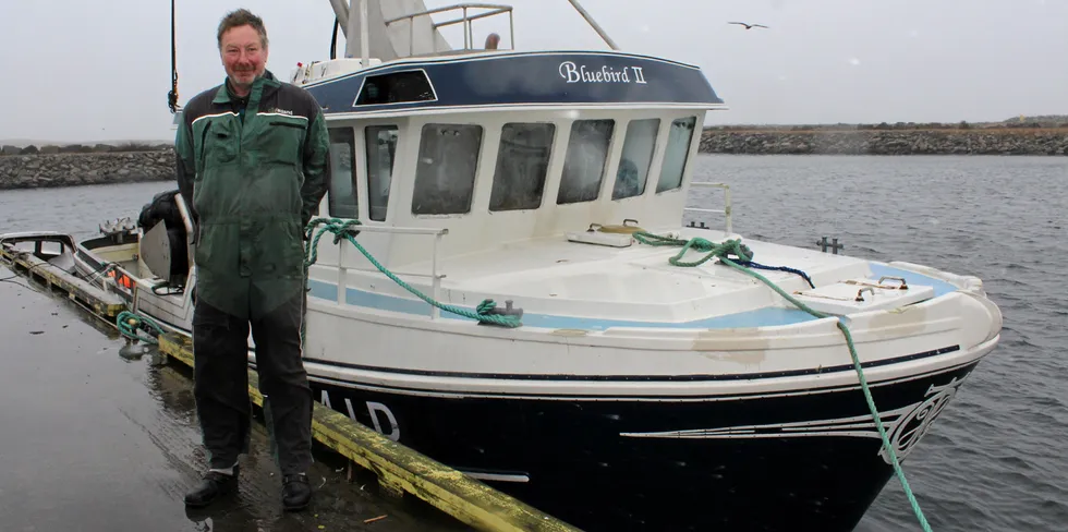 – Det var kjempeflott med i alt 1947 kilo torsk på tre turer på snurrevadfiske ved Lista i januar. Men torskekvoten jeg kjøpte ble bare på åtte tonn, sier Lista-fiskeren Arild Bergersen på «Blue Bird II».