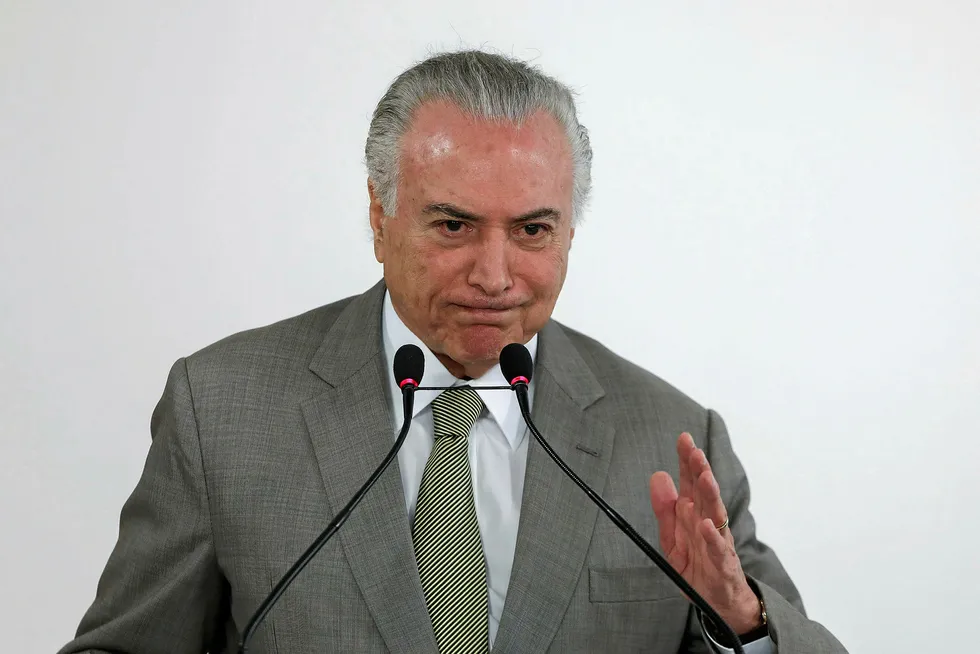 Popularity low: Brazilian President Michel Temer