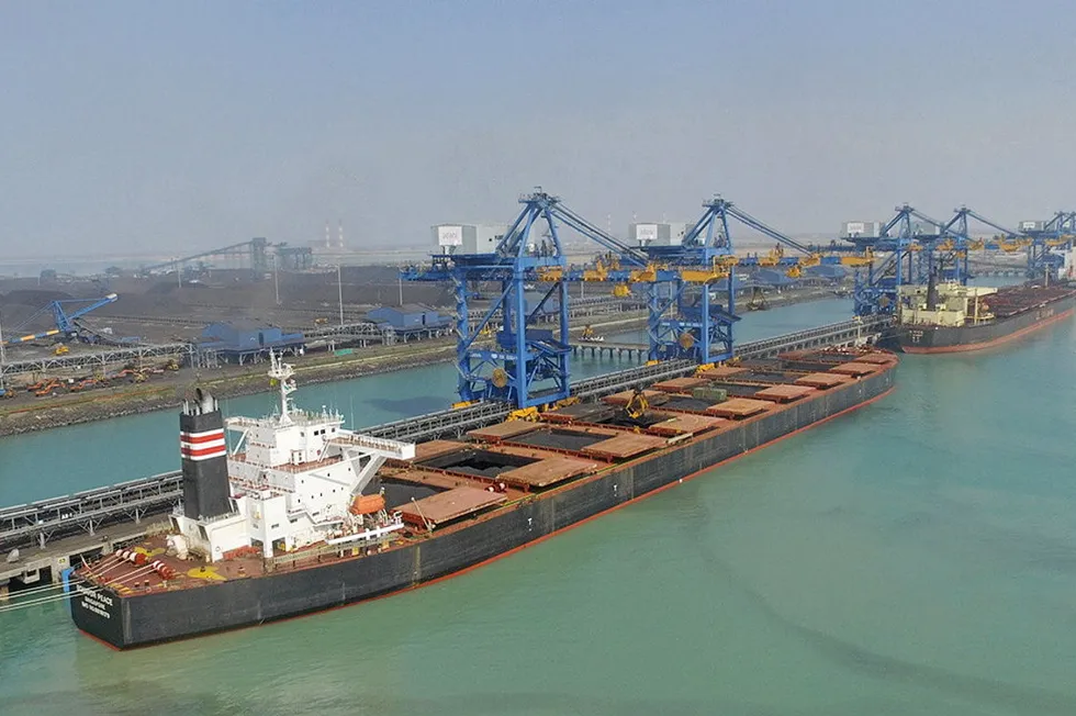 Adani's privately-owned Mundra Port in the Kutch district of Gujarat.