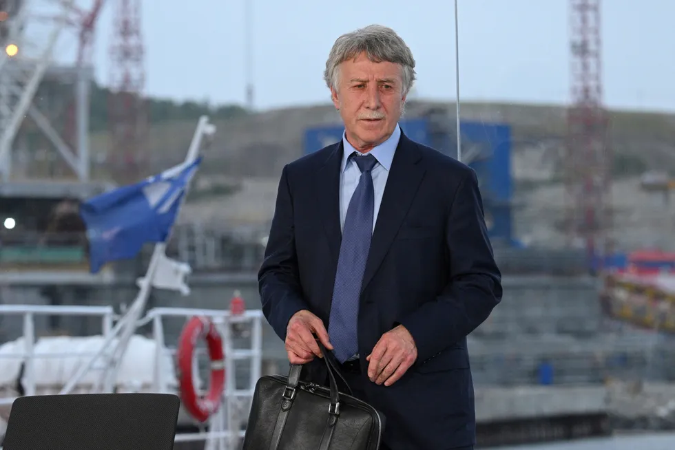 Novatek executive chairman Leonid Mikhelson.