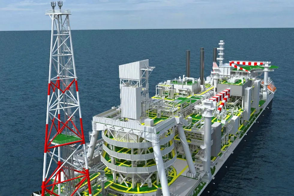 Concept: an image of the planned Rosebank FPSO