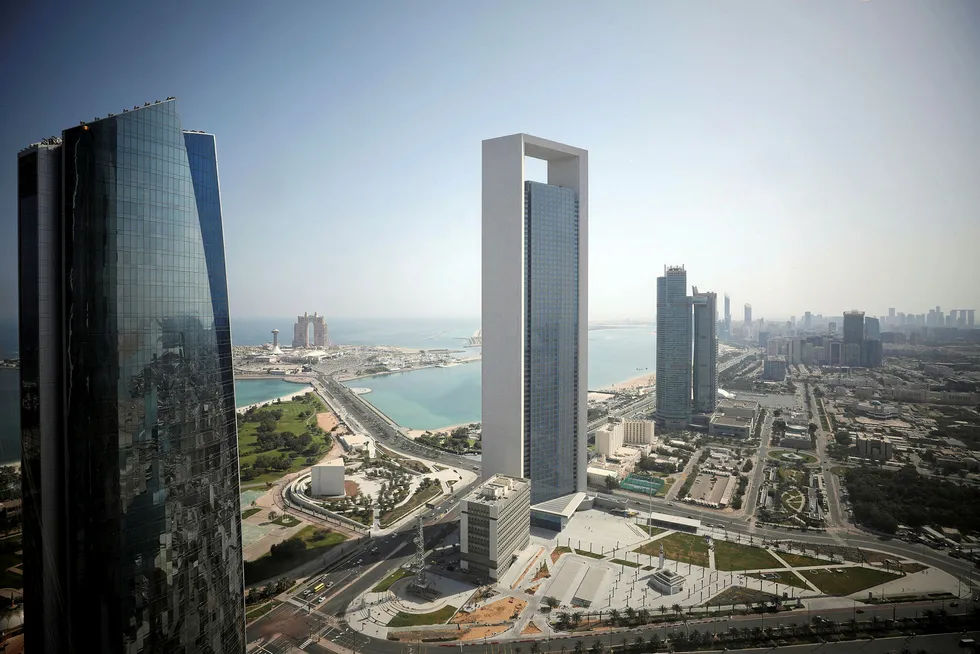 Sky high: the Adnoc headquarters in Abu Dhabi