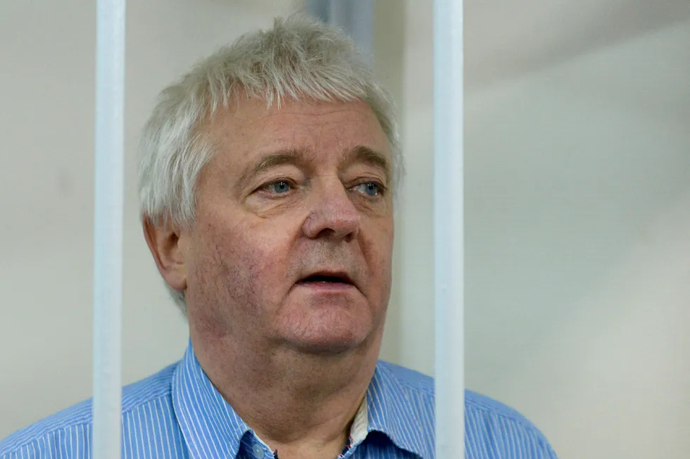 Frode Berg har vært fengslet i Russland i flere måneder. Nylig har det blitt kjent at han har hatt oppdrag fra den norske E-tjenesten. Foto: Yusuf Maydunov/AP/NTB Scanpix