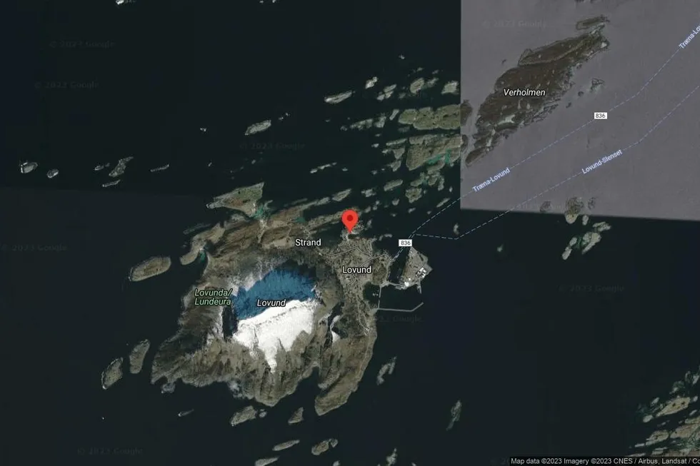 Området rundt Hamnholmveien 35, Lurøy, Nordland