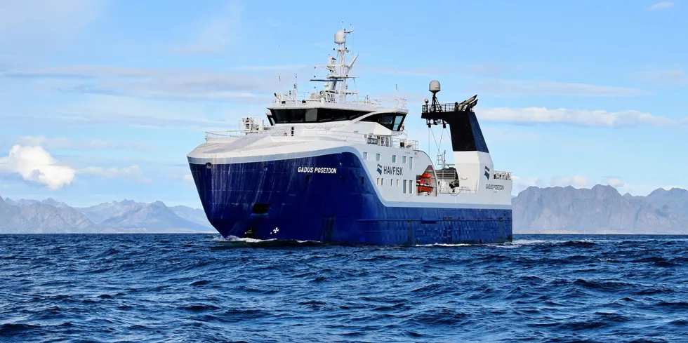 «Gadus Poseidon» er i flåten til Finnmark Havfiske AS som er et datterselskap av Lerøy Havfisk.