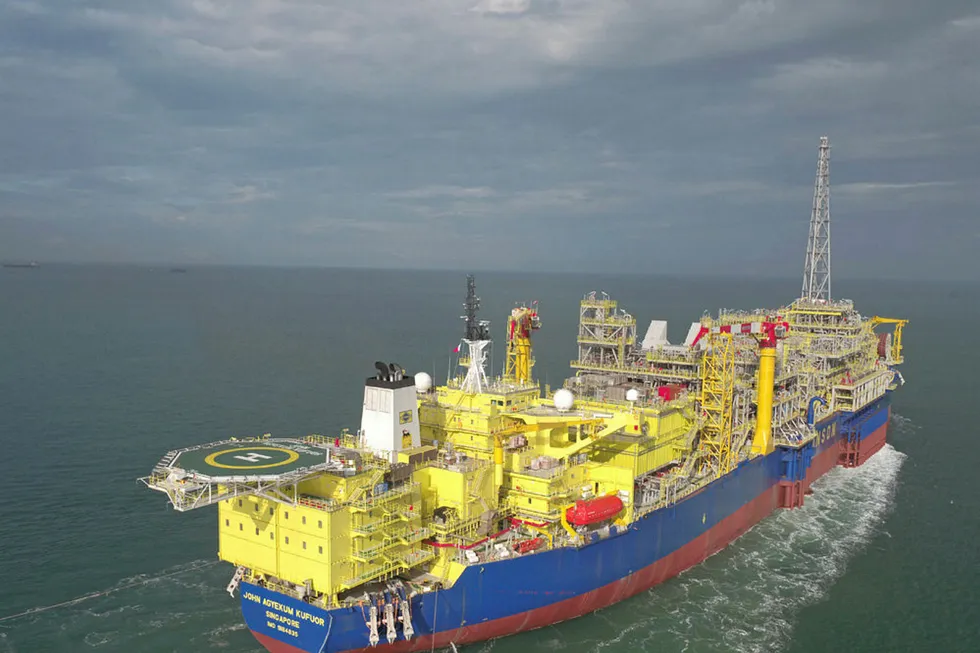 Back for seconds: Pecan will be the second FPSO that Yinson has delivered to Ghana, the first being the John Agyekum Kufuor vessel, which is working for Eni