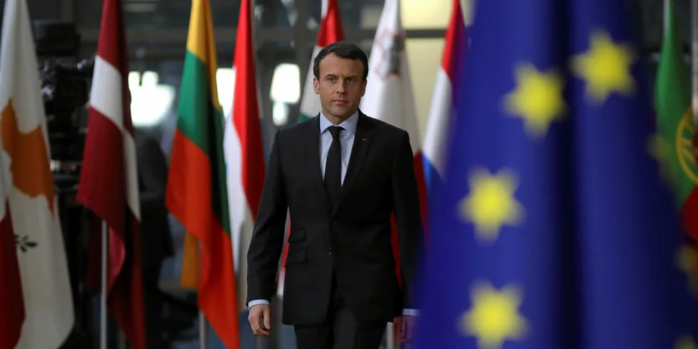 President of France Emmanuel Macron.