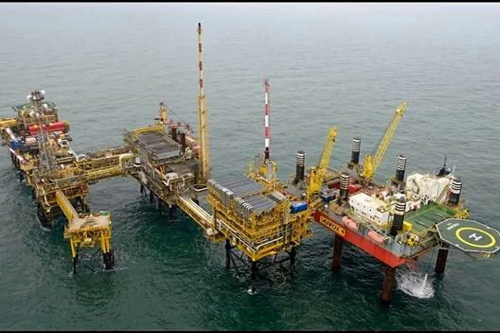 Receiving facility: Shell’s Leman Alpha field in the UK southern North Sea.