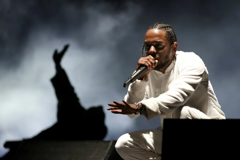 Poetisk dokumentarist. Det er ikke ofte man opplever så sammensatt, nødvendig og engasjerende musikk som Kendrick Lamars. Foto: Christopher Polk/Coachella/Getty Images