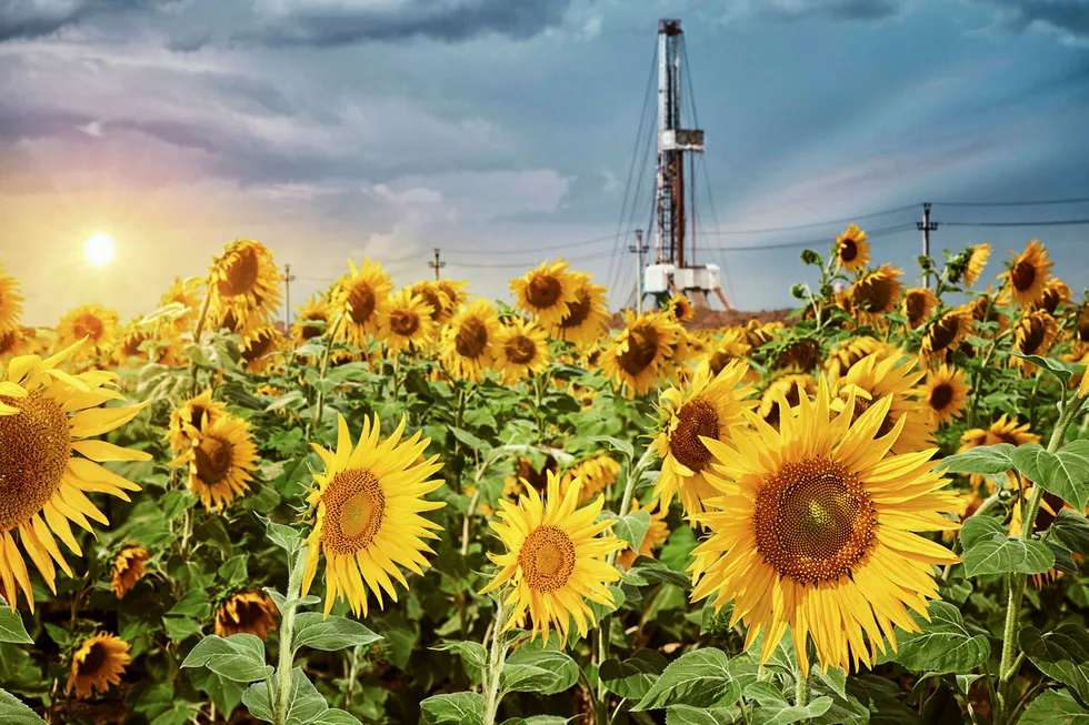 Unconventional hope: an exploration well being drilled at a Gazprom Neft's block in Russia's Orenburg region