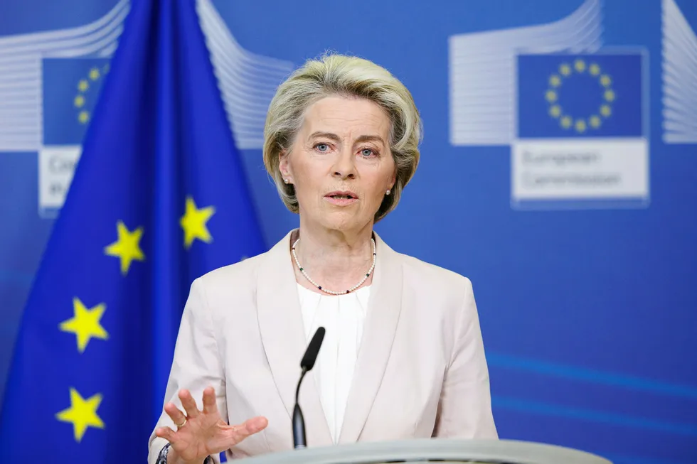 European Commission President Ursula von der Leyen.