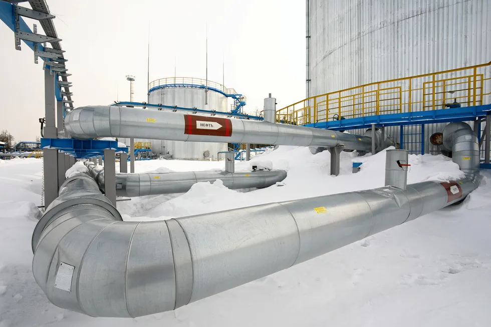 New opportunity: an oil pipeline connection to processing facilities operated by Gazprom on the Chayanda gas field in East Siberia, Russia