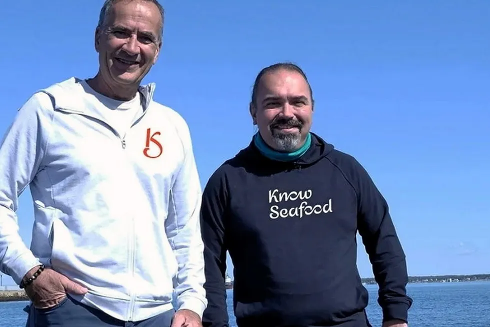 KnowSeafood founders Dan McQuade (left) and Paul Neves have joined S2G.