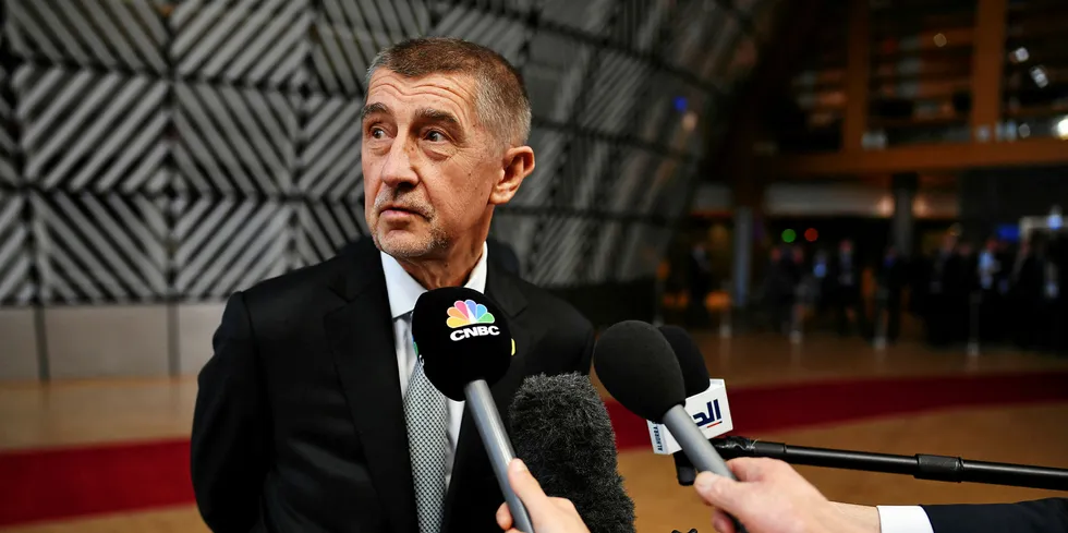 Czech Prime Minister Andrej Babiš