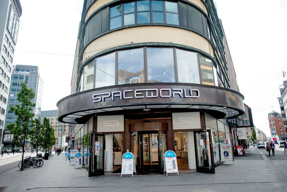 Elektronikkjeden Spaceworld ble fusjonert med Soundgarden for tre år siden. Nå er selskapet konkurs. Foto: Mikaela Berg