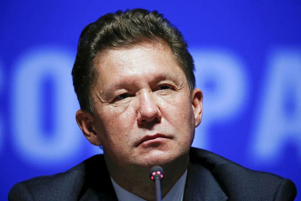 Gas transit deal: signed between Russia and Gazprom (pictured, Gazprom chairman Alexei Miller)
