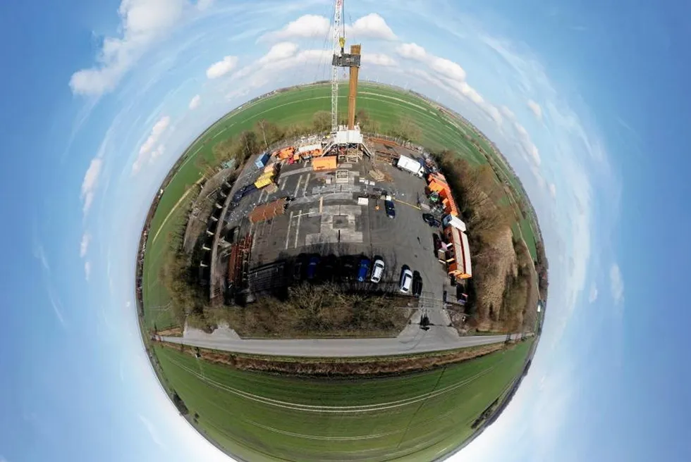 A view of Uniper's Hydrogen Pilot Cavern taken with a 360-degree camera.