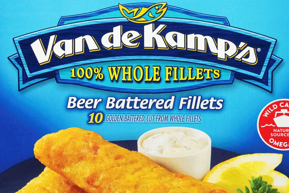 Van De Kamp's frozen battered fish.
