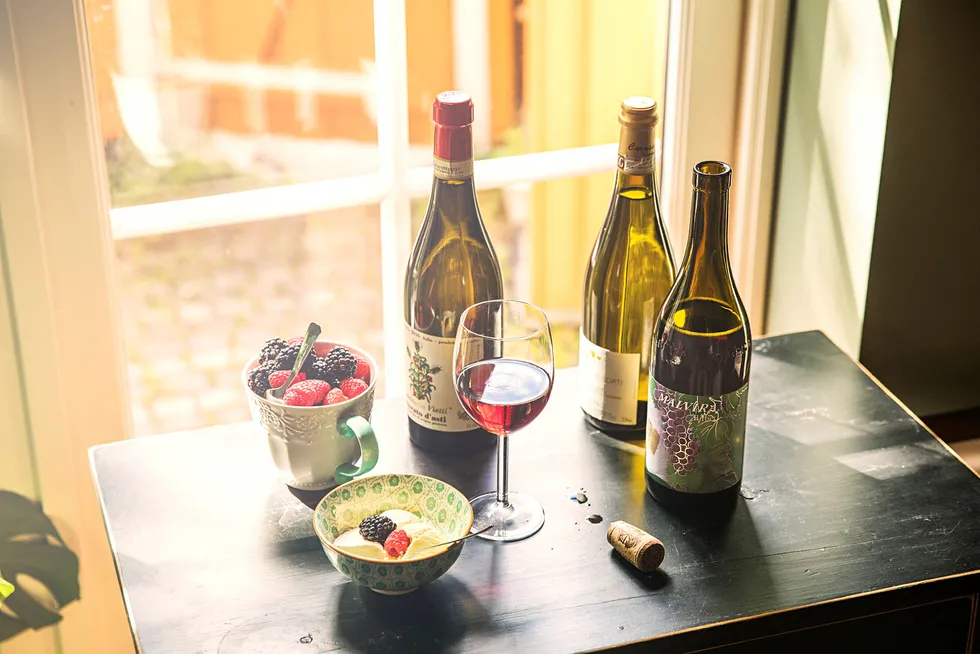 Søt, søtere. Moscato og brachetto er viner som passer godt til norske bær. Foto: Sigurd Fandango