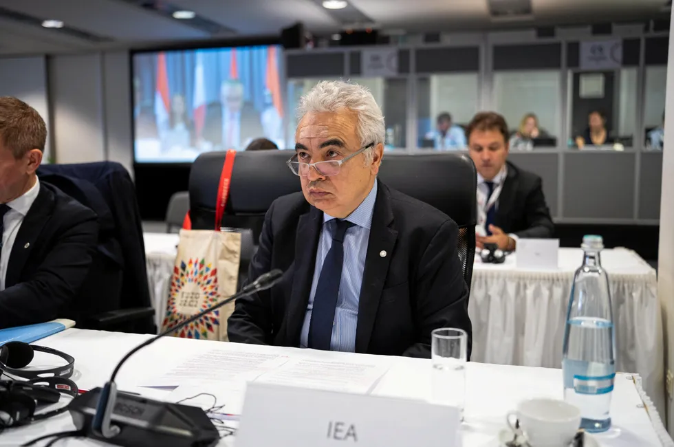 The tripling renewables target is "ambitious but achievable," said IEA chief Fatih Birol.