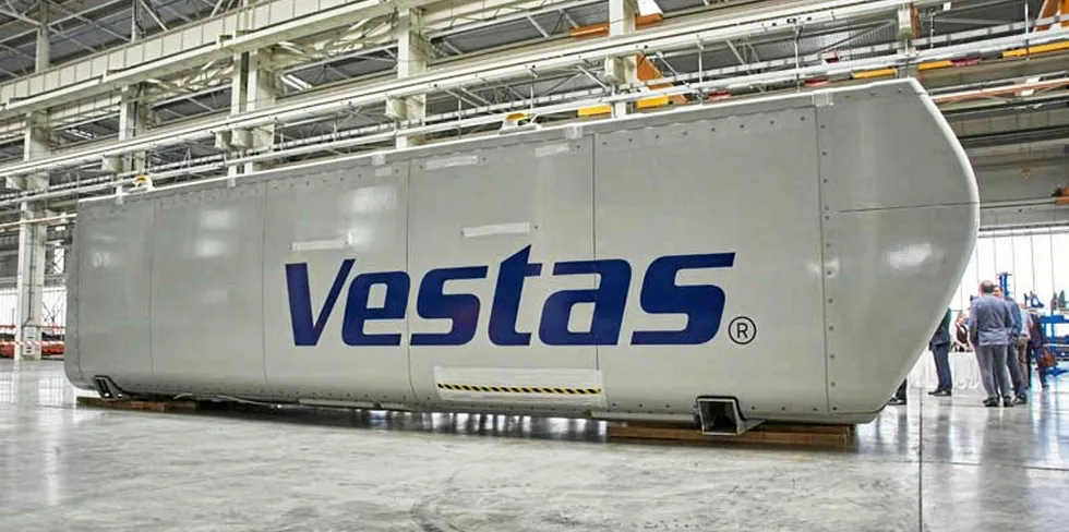 A Vestas nacelle plant.