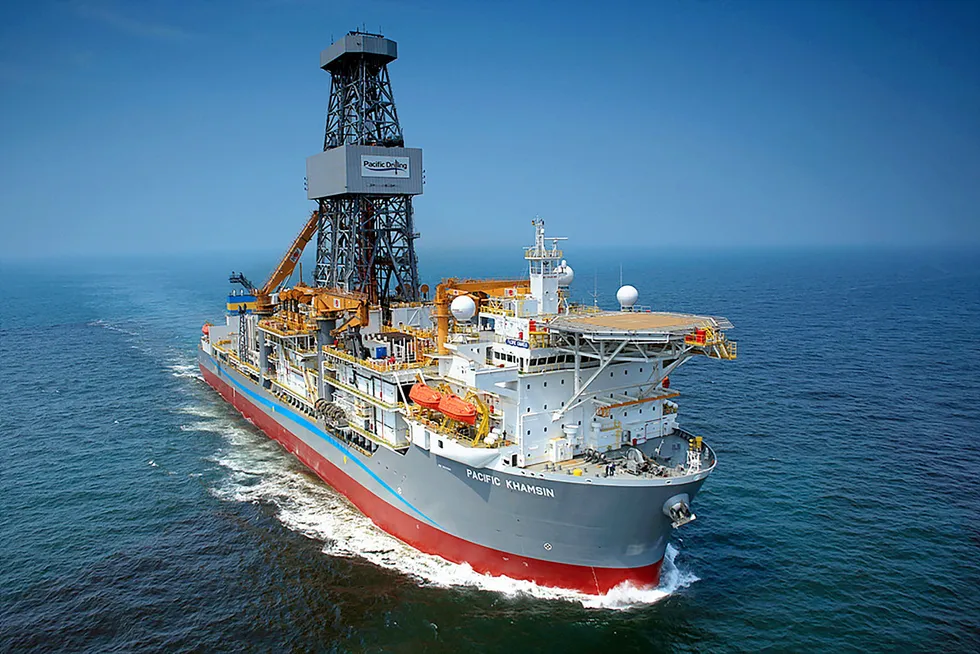 New contract: the Pacific Drilling drillship Pacific Khamsin