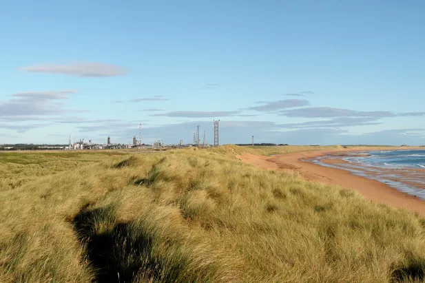 High profile: the St Fergus gas plant is located on Scotland's North Sea coast
