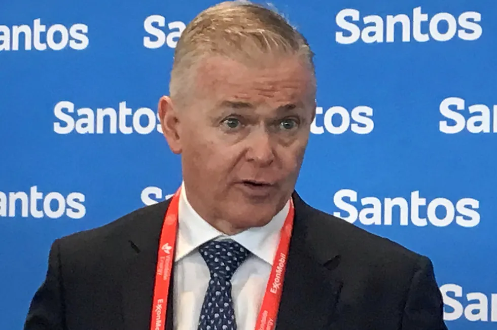 Santos chief executive Kevin Gallagher.