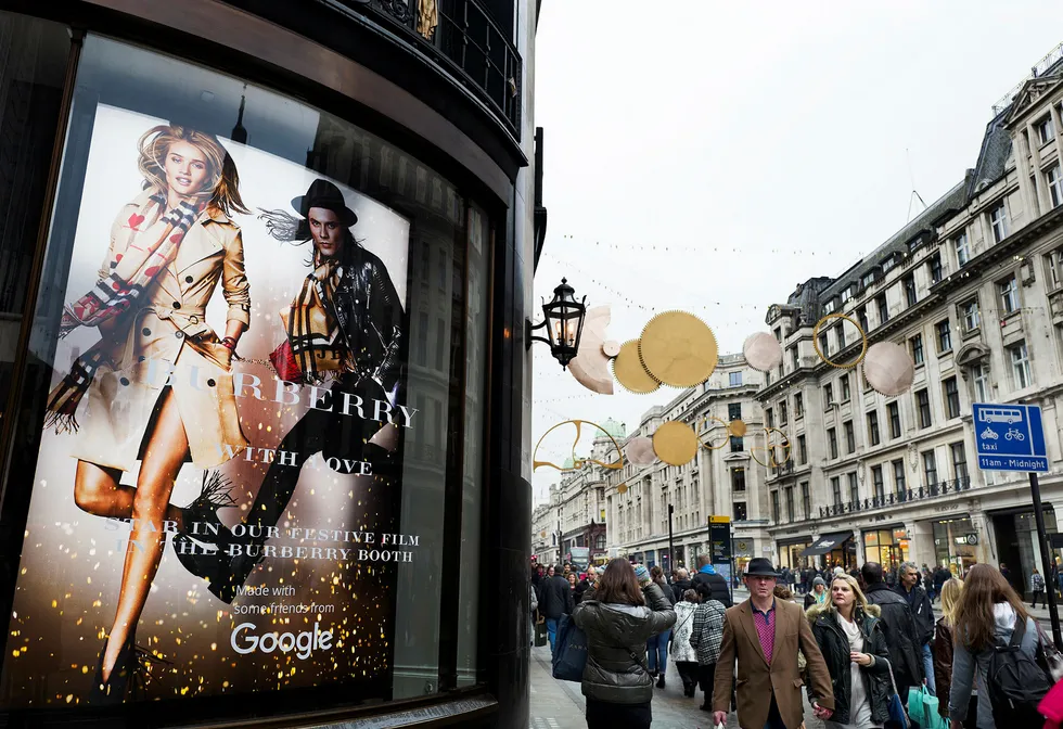 Oljefondet eier blant annet 25 prosent av den populære handlegaten Regent Street i London. Foto: Per Ståle Bugjerde