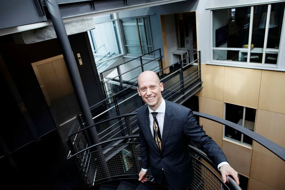 Øystein Børsum, sjeføkonom i Swedbank i Norge. Foto: Øyvind Elvsborg