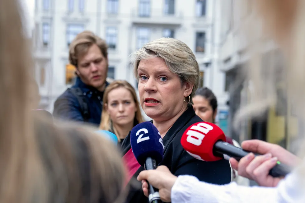 Stepping in: Norwegian Labour Minister Marte Mjos Persen