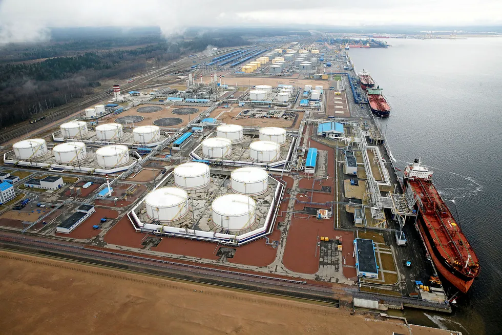 LNG hope: Russia's Baltic port of Ust-Luga already hosts a country's largest oil export terminal